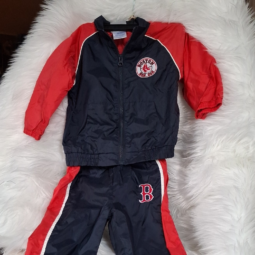 Genuine Merchandise Red and Black Kids Matching Set